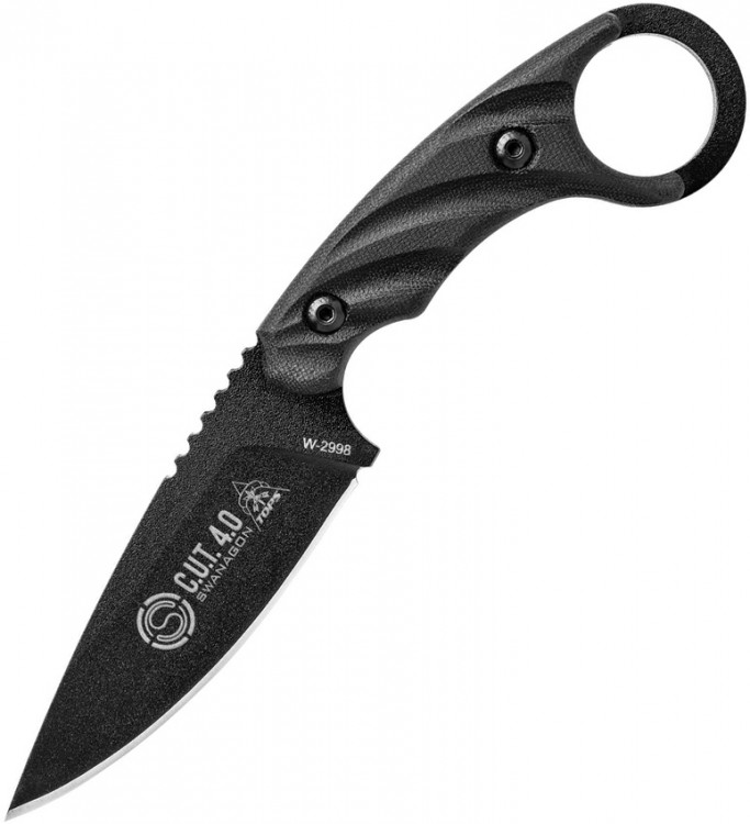 Cuchillo Cuchillo TOPS Cut 4.0 Combat Utility Tool negro CUT40A