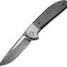 Taschenmesser CIVIVI Trailblazer XL Carbon Folder CF | Damascus