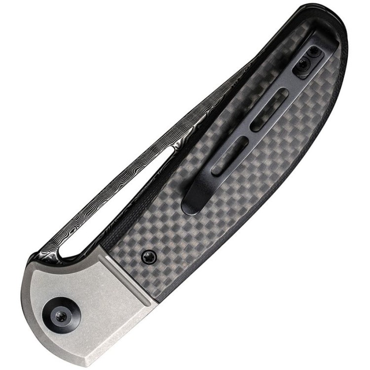 CIVIVI Trailblazer XL Carbon Folder CF | Damascus