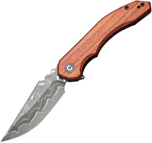 Складной нож CIVIVI Bluetick Damascus | Wood