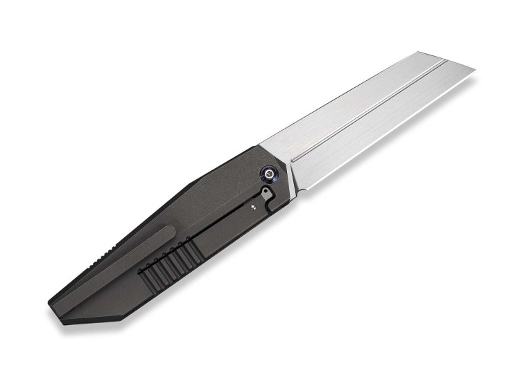 Складной нож WE Knife Collinear M390 | Gray & Satin Titanium