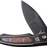 Taschenmesser WE Knife Hyperactive | Vanax Titanium Bronze & Black Flamed Taschenmesser WE Knife Hyperactive | Vanax Titanium Bronze & Black Flamed