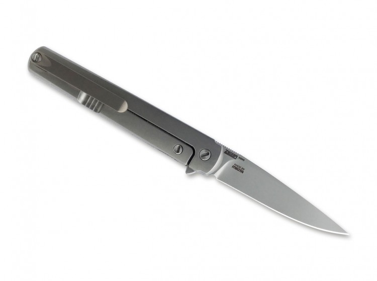 Cuchillo MKM Knives Flame Drop Point green canvas micarta folding knife MKFL01-GCT Cuchillo MKM Knives Flame Drop Point green canvas micarta folding knife MKFL01-GCT