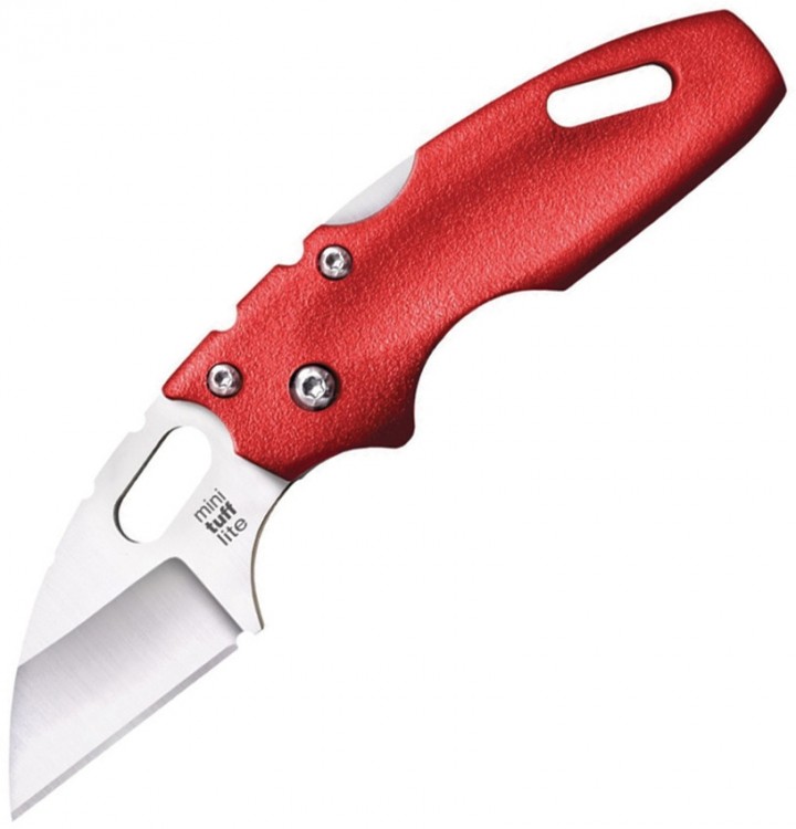 Складной нож Cold Steel Mini Tuff Lite Plain Edge красный 20MTR