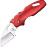Складной нож Cold Steel Mini Tuff Lite Plain Edge красный 20MTR