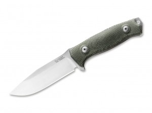 Lionsteel M5 knife, green canvas micarta M5CVG