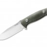 Lionsteel M5 knife, green canvas micarta M5CVG
