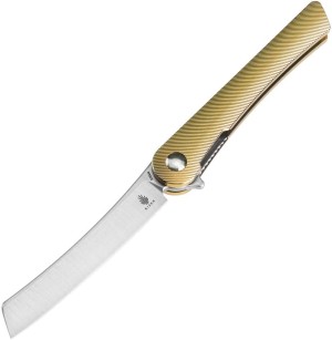 Kizer Cutlery Mercury Linerlock | Gold Titanium