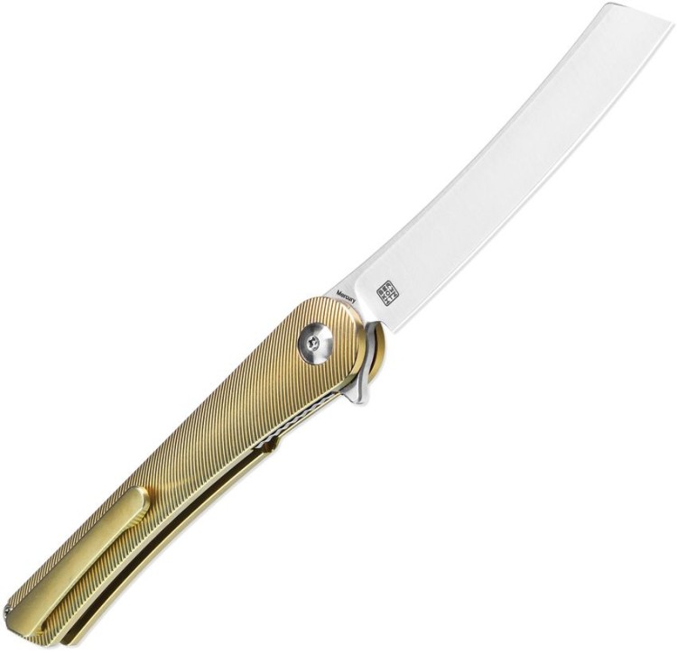 Cuchillo Cuchillo plegable | Navajas Kizer Cutlery Mercury Linerlock | Gold Titanium Cuchillo Cuchillo plegable | Navajas Kizer Cutlery Mercury Linerlock | Gold Titanium