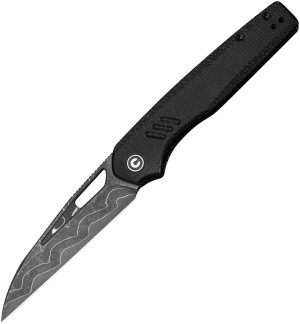 Cuchillo plegable | Navajas CIVIVI Guile Damascus | Black Micarta