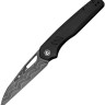 Cuchillo Cuchillo plegable | Navajas CIVIVI Guile Damascus | Black Micarta
