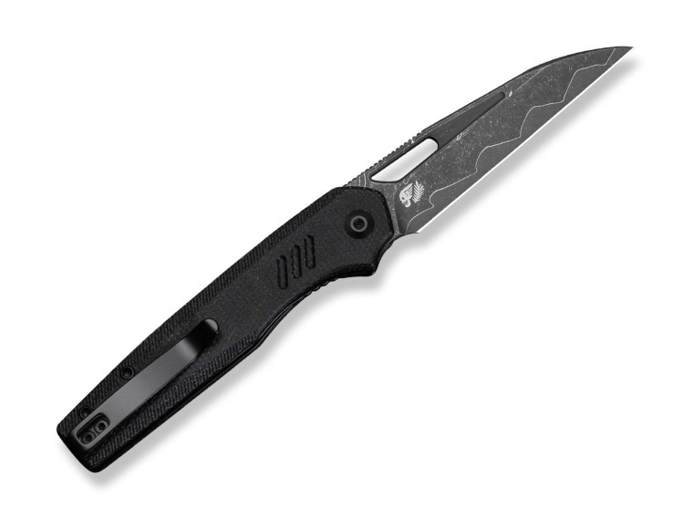 Cuchillo Cuchillo plegable | Navajas CIVIVI Guile Damascus | Black Micarta Cuchillo Cuchillo plegable | Navajas CIVIVI Guile Damascus | Black Micarta