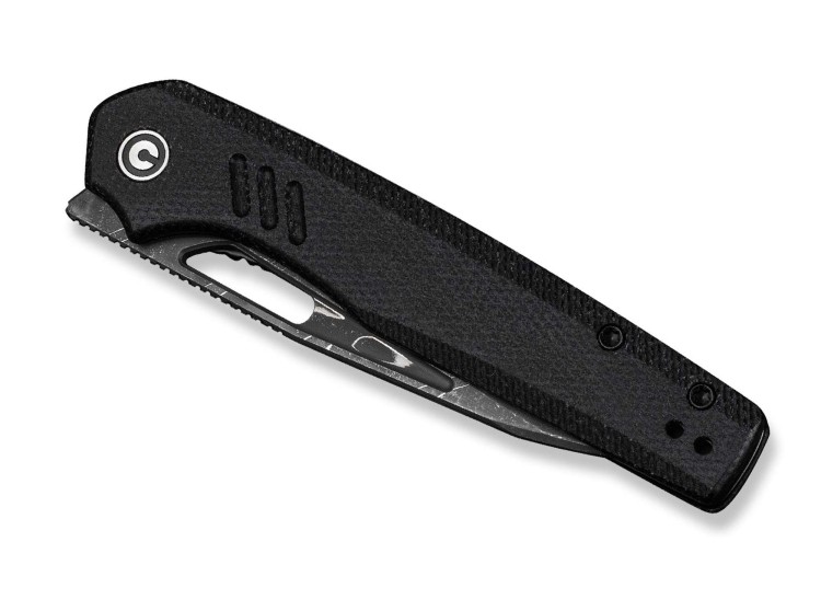 Cuchillo Cuchillo plegable | Navajas CIVIVI Guile Damascus | Black Micarta Cuchillo Cuchillo plegable | Navajas CIVIVI Guile Damascus | Black Micarta