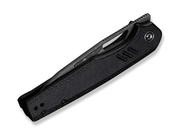 Cuchillo Cuchillo plegable | Navajas CIVIVI Guile Damascus | Black Micarta Cuchillo Cuchillo plegable | Navajas CIVIVI Guile Damascus | Black Micarta