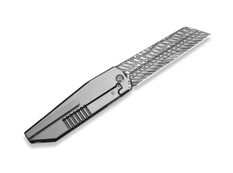 Складной нож WE Knife Collinear Damascus | Titanium