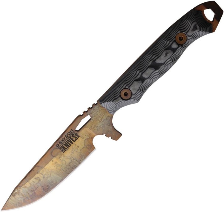 Cuchillo Cuchillo Dawson Knives Outcast Fixed Blade Blk/Gry 