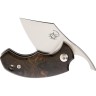Cuchillo Cuchillo plegable | Navajas Bastinelli Creations BB Drago Folder Ziricote Wood