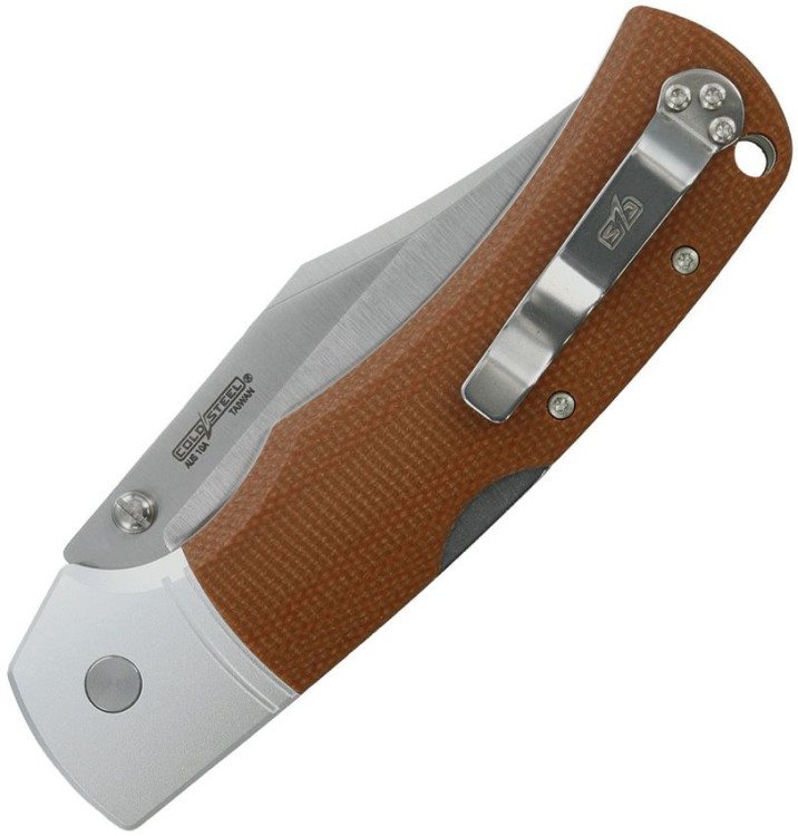 Складной нож Cold Steel Mackinac Hunter | AUS-10A | Brown