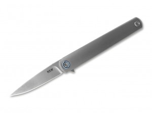 Складной нож MKM Knives Flame Drop Point sandblasted folding knife MKFL01-TSW