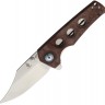 Cuchillo Kizer Cutlery Junges Linerlock Brown Mic folding knife