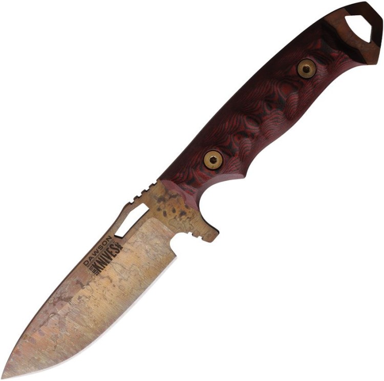 Cuchillo Cuchillo Dawson Knives Nomad Fixed Blade Red/Black