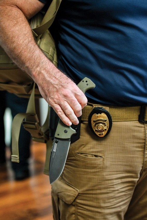 Taschenmesser Cold Steel 5 Max Lockback OD, green