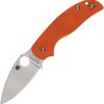 Taschenmesser Spyderco Sage 5 Lightweight CPM REX 121 | FRN Burnt Orange