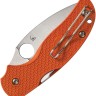 Taschenmesser Spyderco Sage 5 Lightweight CPM REX 121 | FRN Burnt Orange