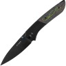 Складной нож Kizer Spitfire S35VN | Black Titanium 80's CF