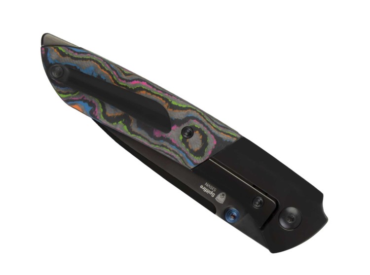 Taschenmesser Kizer Spitfire S35VN | Black Titanium 80's CF Taschenmesser Kizer Spitfire S35VN | Black Titanium 80's CF