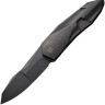 Cuchillo Cuchillo plegable | Navajas We Knife Solid | Black SW | CPM-20CV | Titanium