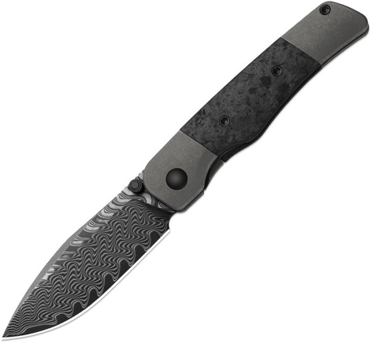 Taschenmesser Kizer Coywolf Damascus | Titanium Carbon