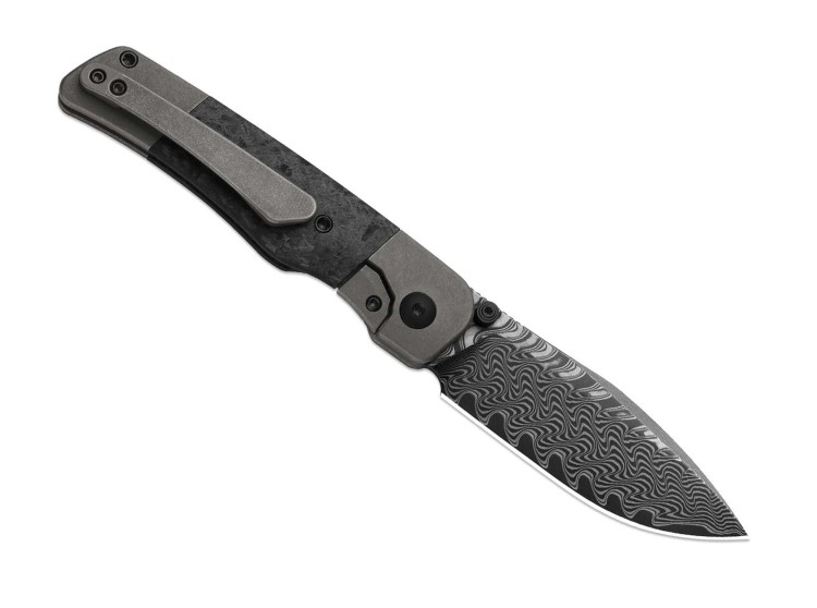 Taschenmesser Kizer Coywolf Damascus | Titanium Carbon