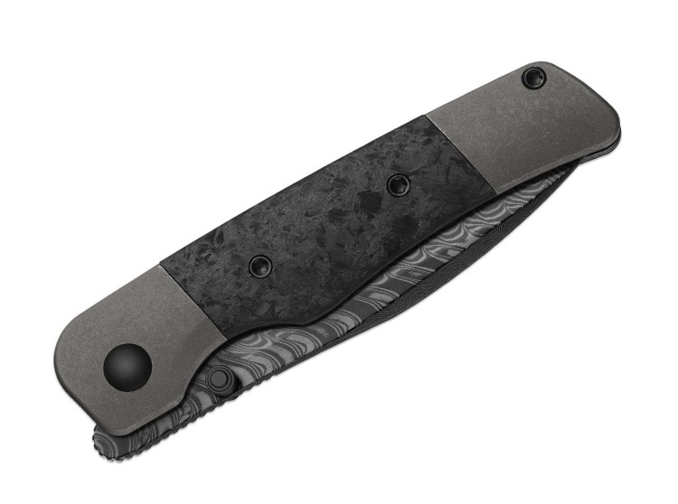 Taschenmesser Kizer Coywolf Damascus | Titanium Carbon