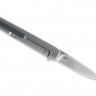 Складной нож MKM Knives Flame Drop Point marble carbon fiber folding knife MKFL01-FCT