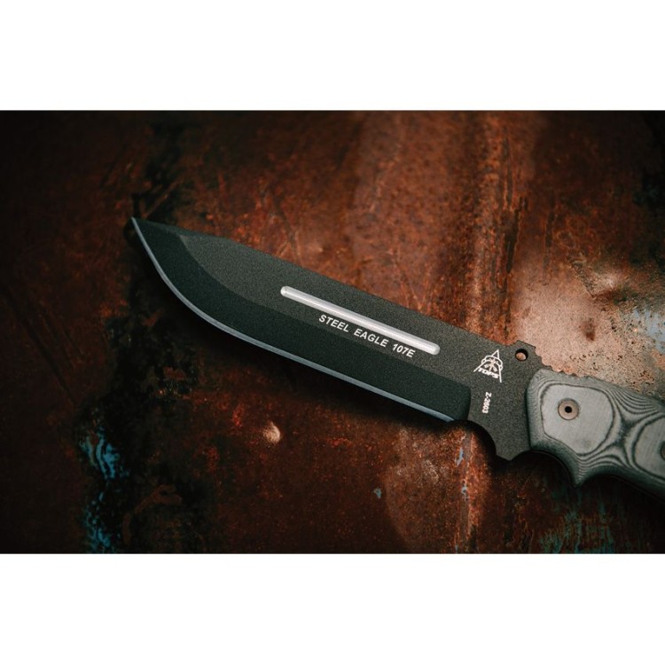TOPS Steel Eagle knife drop point 107E