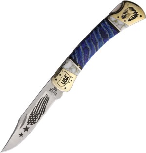 Custom Buck 110 Lockback folding knife