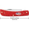 Складной нож Case Cutlery Sod Buster | Jr Rough Red