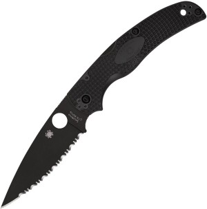 Cuchillo plegable | Navajas Spyderco Native Chief Lightweight FRN | Black Blade