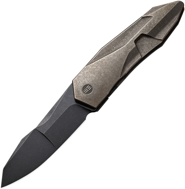 Cuchillo Cuchillo plegable | Navajas We Knife Solid | Bronze | CPM-20CV | Titanium