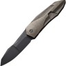 Cuchillo Cuchillo plegable | Navajas We Knife Solid | Bronze | CPM-20CV | Titanium
