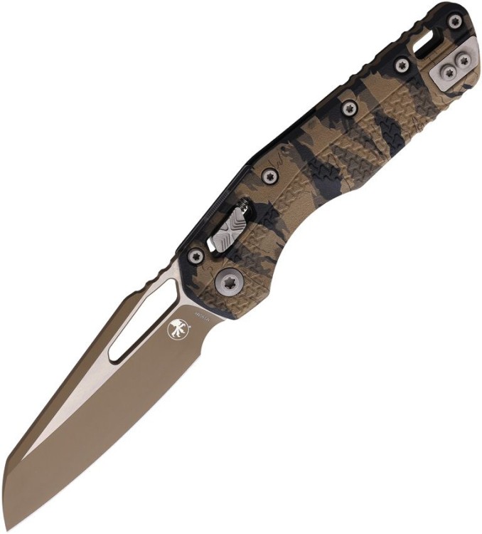 Cuchillo Cuchillo plegable | Navajas Microtech MSI Tiger Camo | M390MK