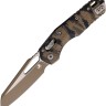 Cuchillo Cuchillo plegable | Navajas Microtech MSI Tiger Camo | M390MK