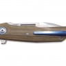 Складной нож MKM Knives Clap folding knife green canvas micarta MKLS01-GC
