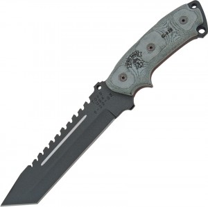 Нож TOPS Steel Eagle Sawback knife, tanto 107D