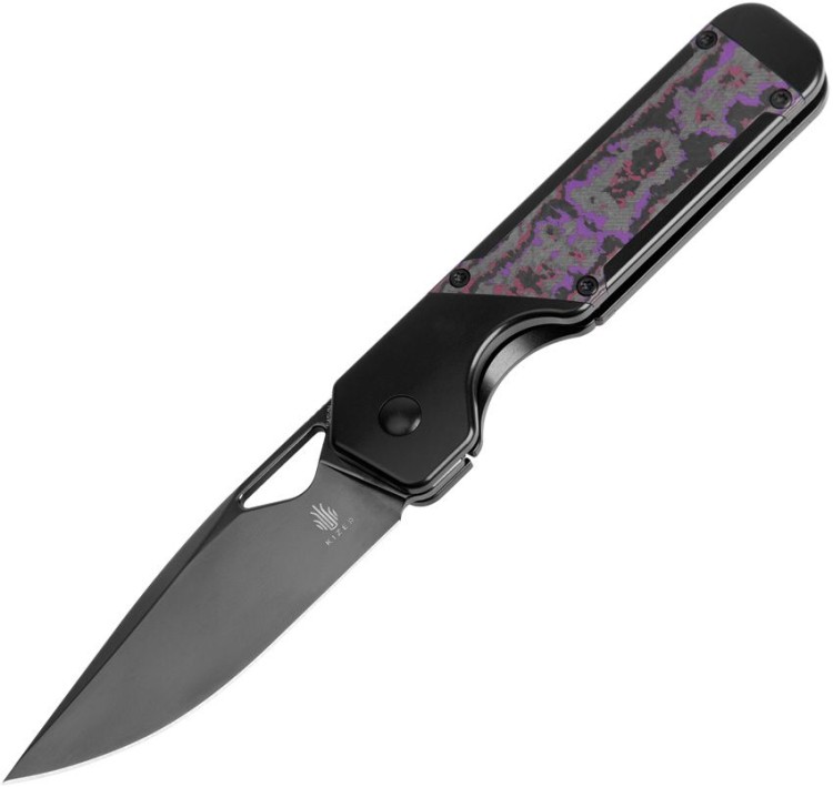 Cuchillo Cuchillo plegable | Navajas Kizer Cutlery Militaw Framelock | Fat Carbon