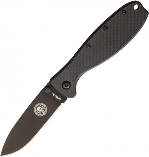 ESEE Zancudo D2 folding knife carbon fiber black