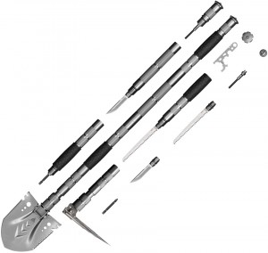 Pala multifuncional SRM Knives Multi-Purpose Shovel Silver