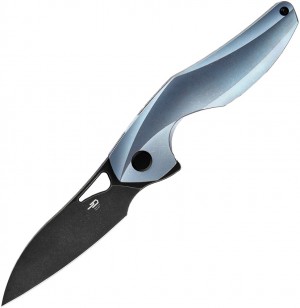 Складной нож  Bestech The Reticulan by Elijah Isham CPM S35VN black stonewash, blue