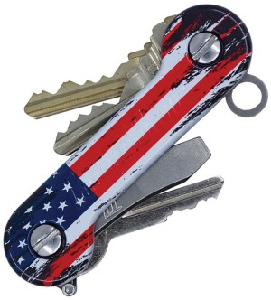 Ключница KeyBar Aluminum | American Flag